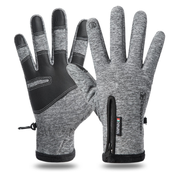 Winter Cycling Gloves for Men with Touch Screen and Windproof Design
