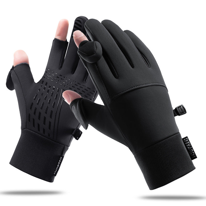 Winter Cycling Gloves for Men with Touch Screen and Windproof Design
