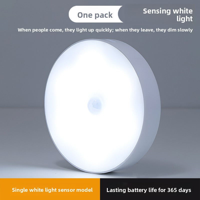 Wireless intelligent human body induction lamp