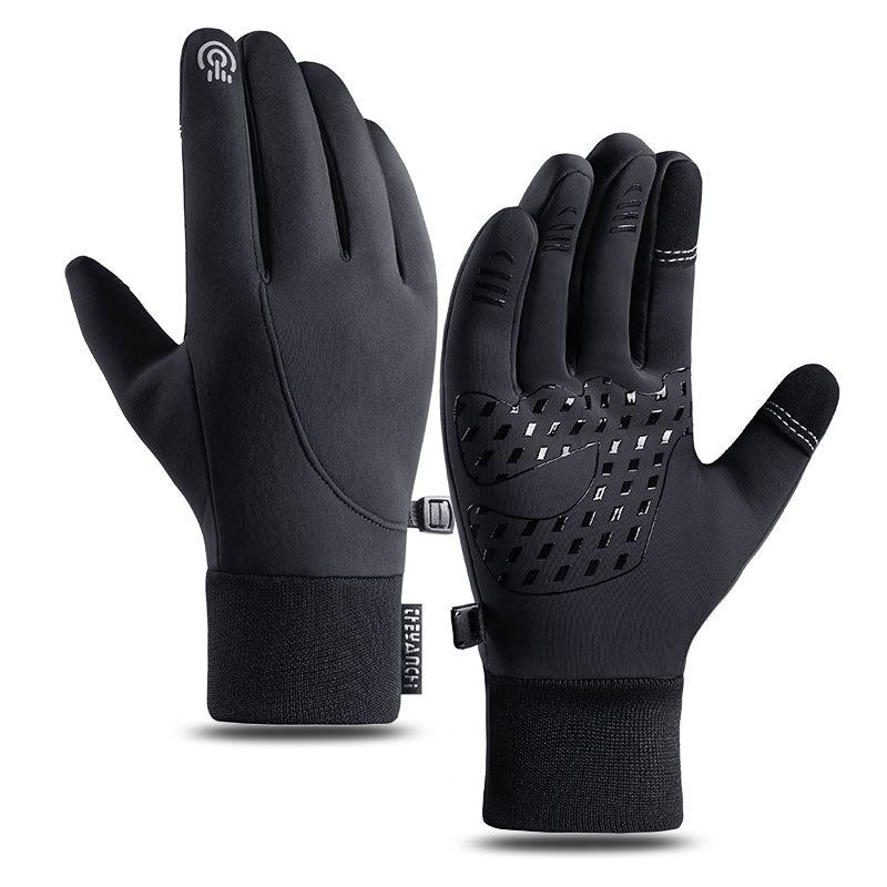 Winter Cycling Gloves for Men with Touch Screen and Windproof Design