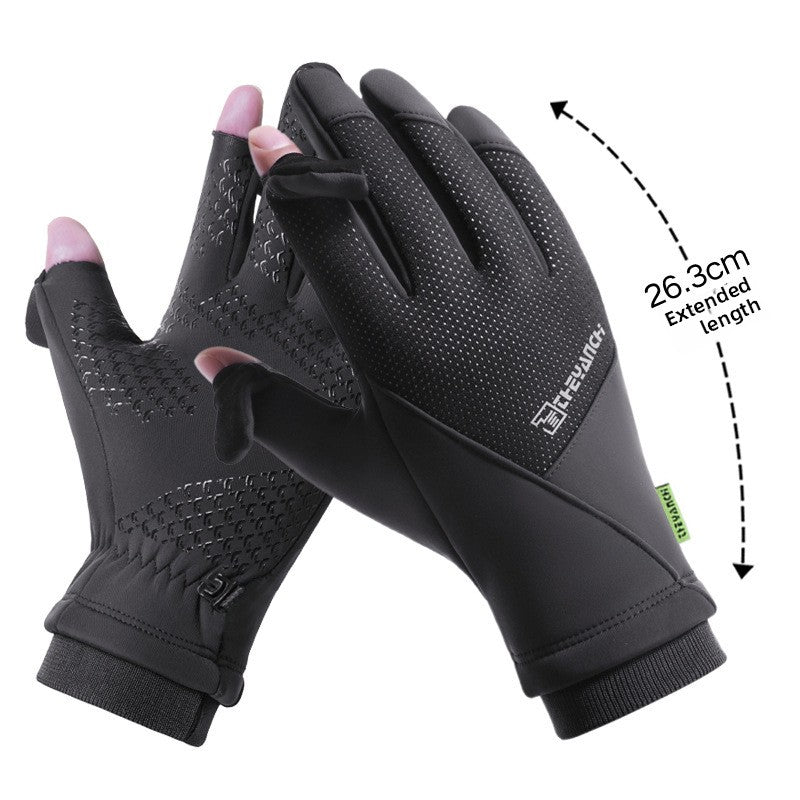 Winter Cycling Gloves for Men with Touch Screen and Windproof Design
