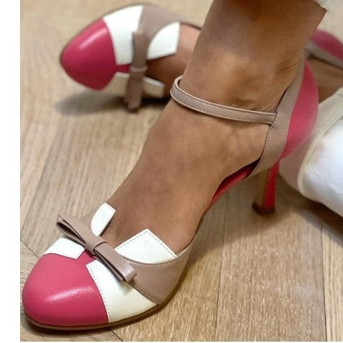 Fashion High-Heel Buckle Strap Sandals