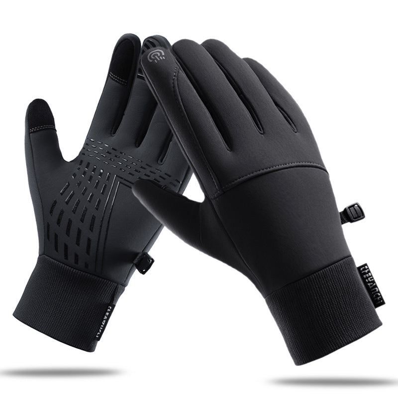 Winter Cycling Gloves for Men with Touch Screen and Windproof Design
