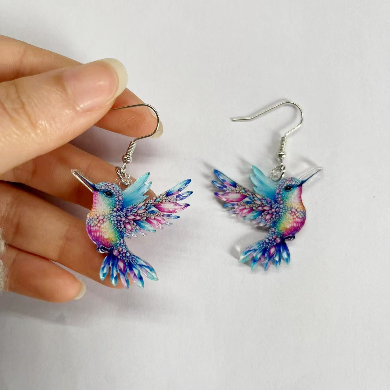 Colorful Bird Earrings