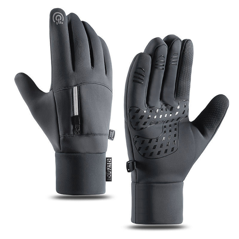 Winter Cycling Gloves for Men with Touch Screen and Windproof Design