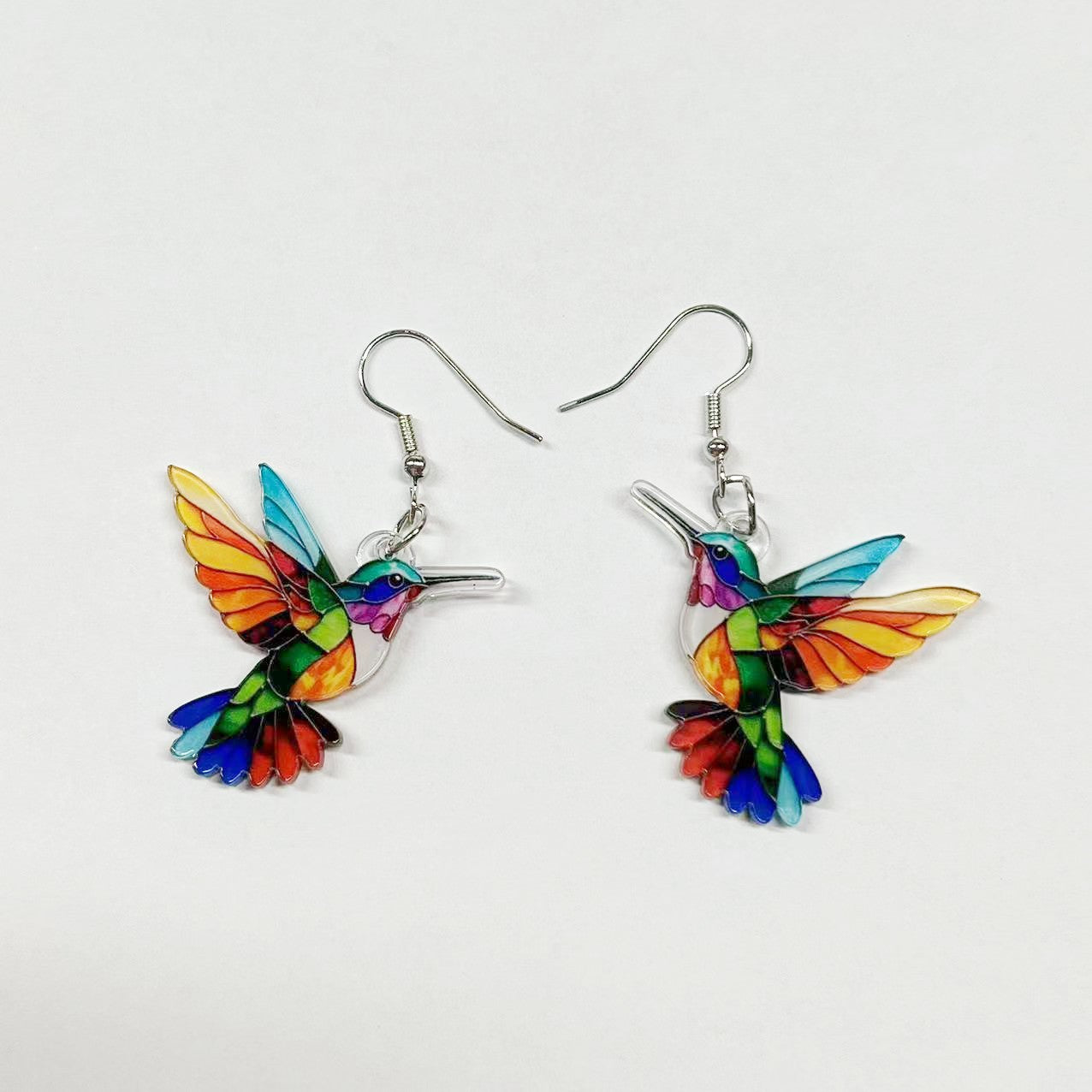 Colorful Bird Earrings