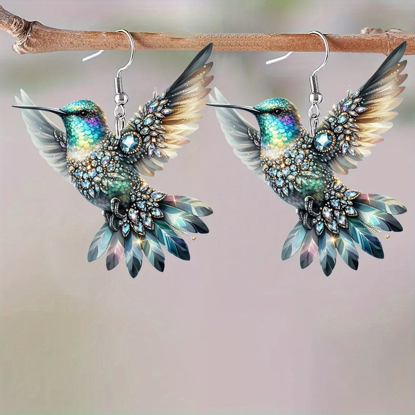 Colorful Bird Earrings
