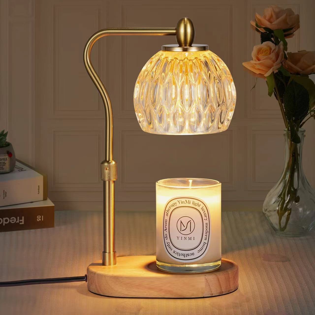 Adjustable Height Wax Melting Lamp