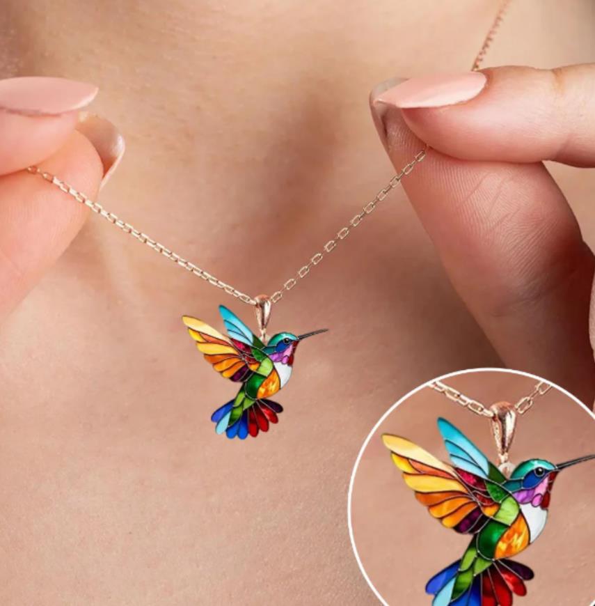 Colorful Bird Earrings