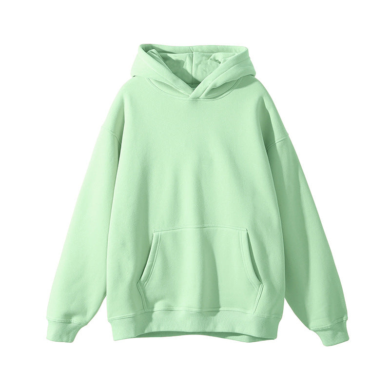 Thickened Hooded Sweatshirt Loose Fit Casual Pullover