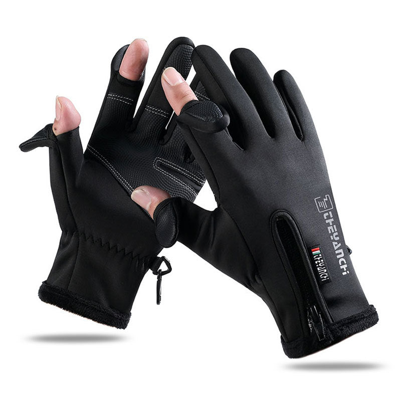 Winter Cycling Gloves for Men with Touch Screen and Windproof Design