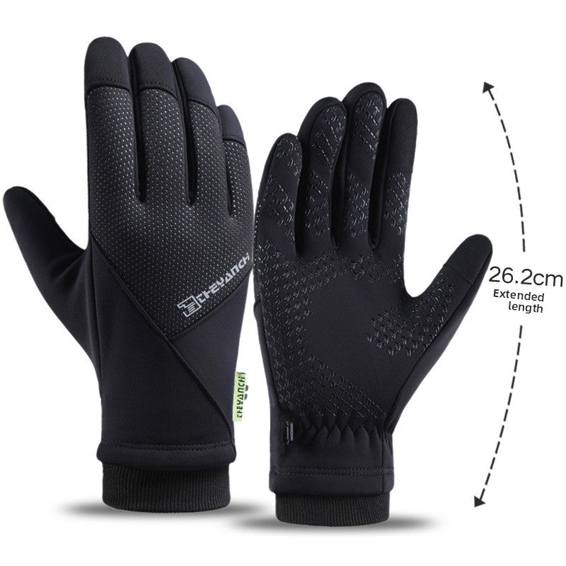 Winter Cycling Gloves for Men with Touch Screen and Windproof Design
