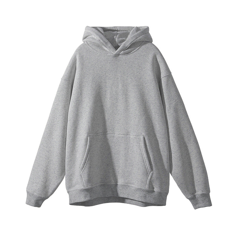 Thickened Hooded Sweatshirt Loose Fit Casual Pullover