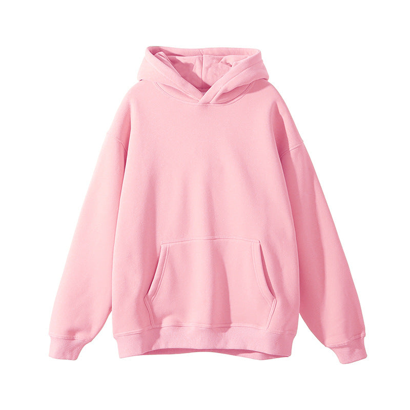 Thickened Hooded Sweatshirt Loose Fit Casual Pullover