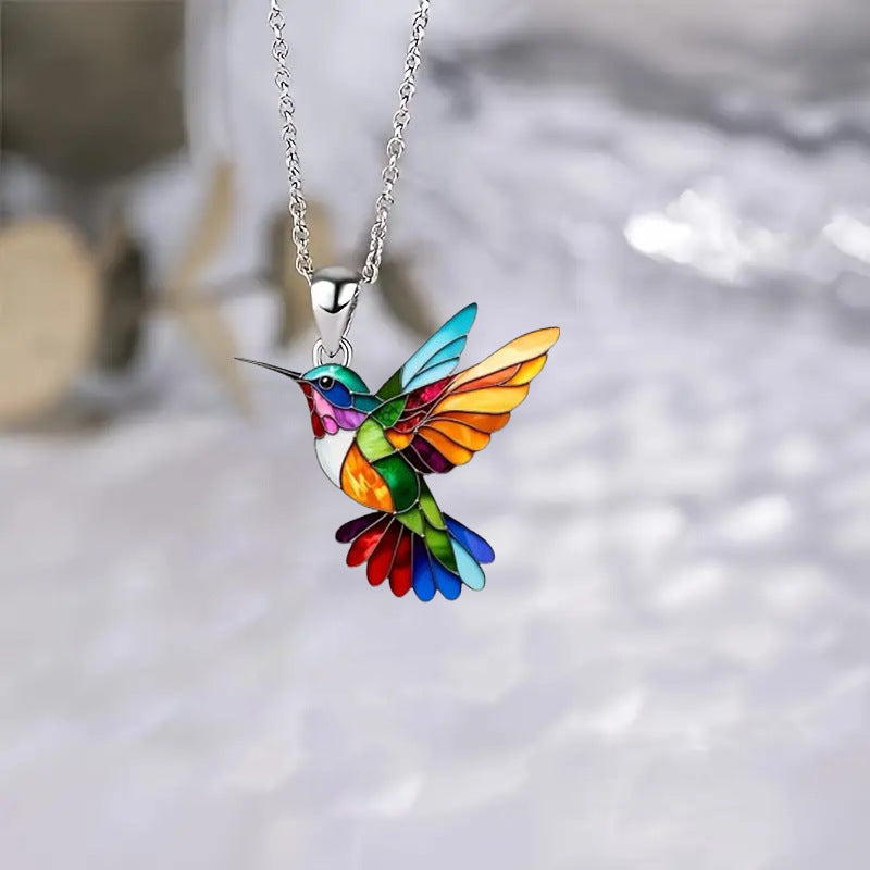Colorful Bird Earrings