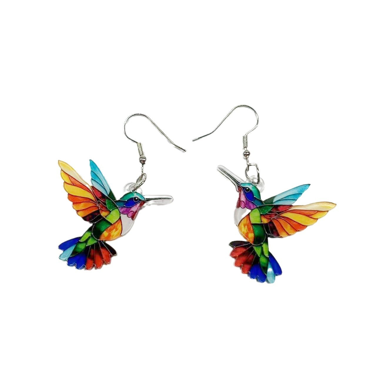Colorful Bird Earrings