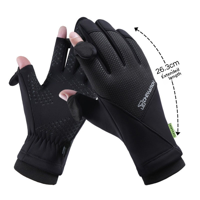 Winter Cycling Gloves for Men with Touch Screen and Windproof Design