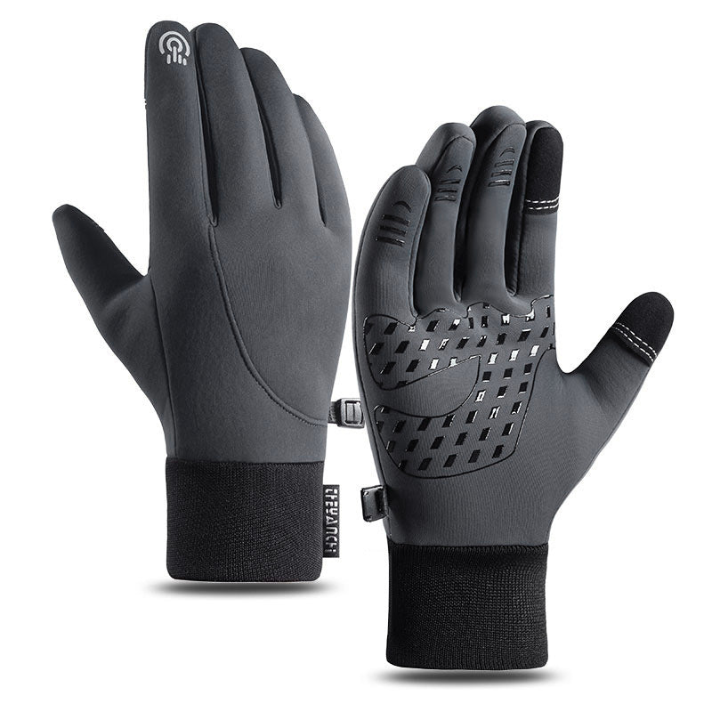 Winter Cycling Gloves for Men with Touch Screen and Windproof Design