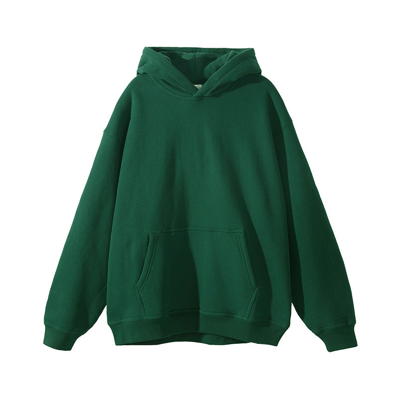 Thickened Hooded Sweatshirt Loose Fit Casual Pullover