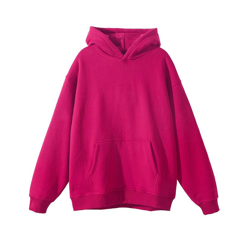 Thickened Hooded Sweatshirt Loose Fit Casual Pullover