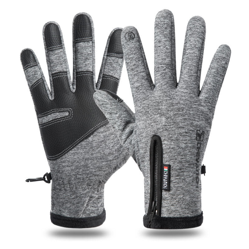 Winter Cycling Gloves for Men with Touch Screen and Windproof Design
