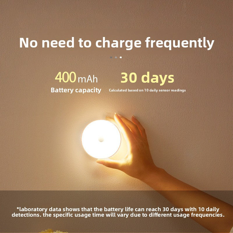 Wireless intelligent human body induction lamp