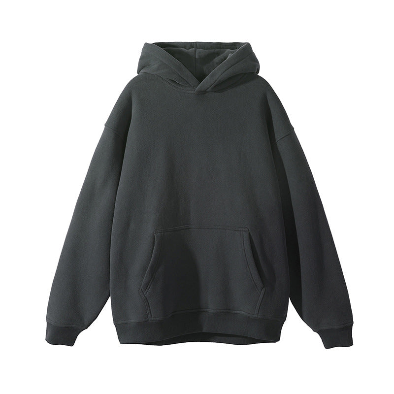 Thickened Hooded Sweatshirt Loose Fit Casual Pullover