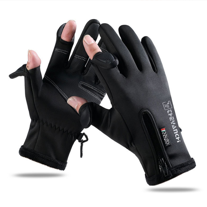 Winter Cycling Gloves for Men with Touch Screen and Windproof Design