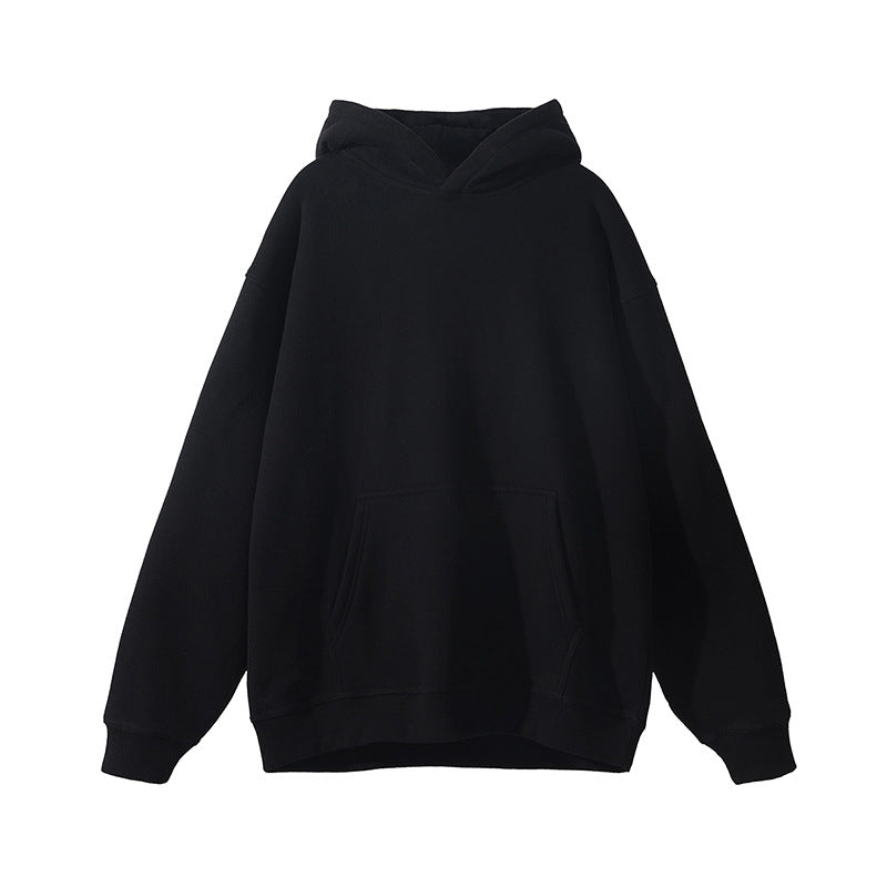 Thickened Hooded Sweatshirt Loose Fit Casual Pullover