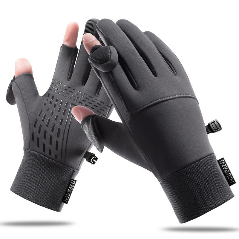 Winter Cycling Gloves for Men with Touch Screen and Windproof Design