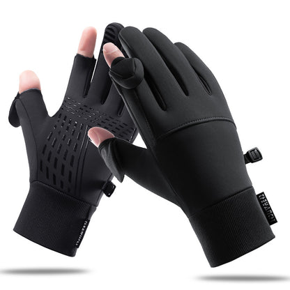 Winter Cycling Gloves for Men with Touch Screen and Windproof Design
