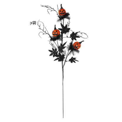 Black Horror Pumpkin Pruning Flower bouquet