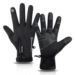 Winter Cycling Gloves for Men with Touch Screen and Windproof Design