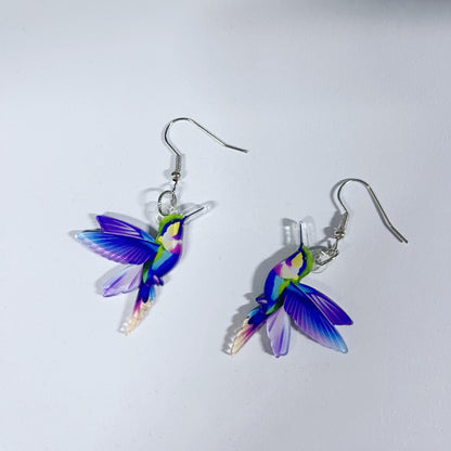 Colorful Bird Earrings