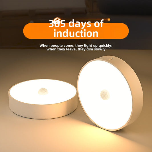 Wireless intelligent human body induction lamp
