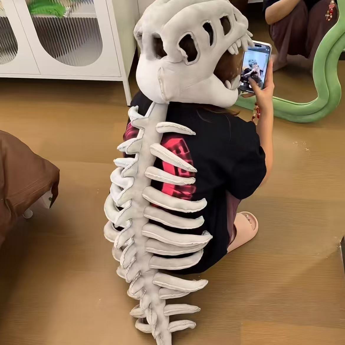 Dinosaur Skeleton Headpiece for Cosplay