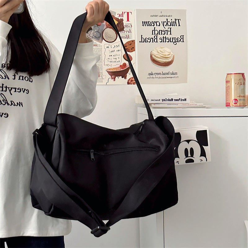 Large-capacity lightweight casual crossbody bag