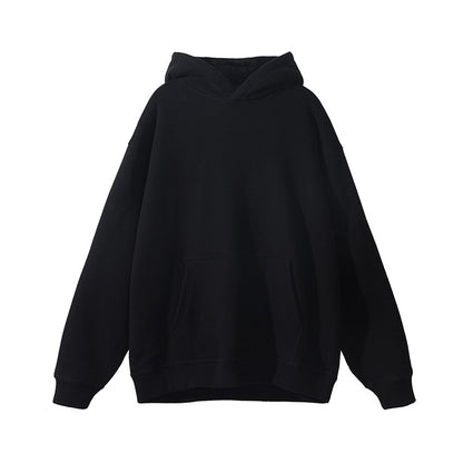 Thickened Hooded Sweatshirt Loose Fit Casual Pullover