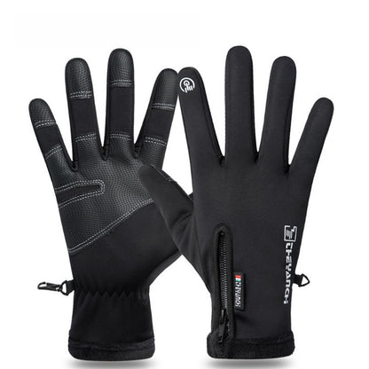 Winter Cycling Gloves for Men with Touch Screen and Windproof Design
