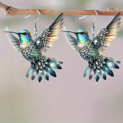Colorful Bird Earrings