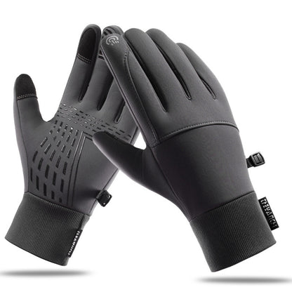 Winter Cycling Gloves for Men with Touch Screen and Windproof Design