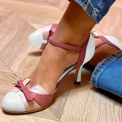 Fashion High-Heel Buckle Strap Sandals