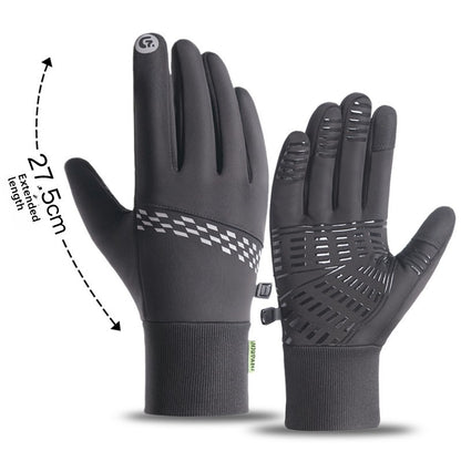 Winter Cycling Gloves for Men with Touch Screen and Windproof Design