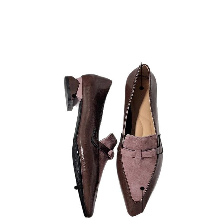 British-style Small Leather Shoes