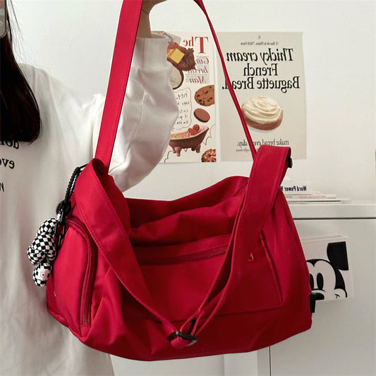 Large-capacity lightweight casual crossbody bag