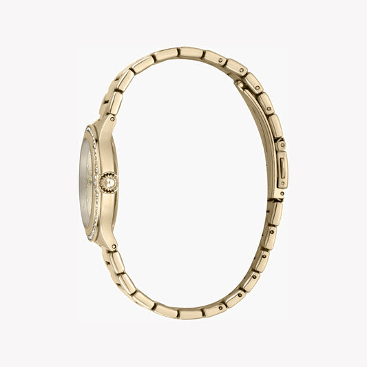 Esprit Women's Gold Stainless Steel Watch, Champagne Dial | ES1L263M0065