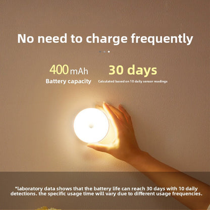 Wireless intelligent human body induction lamp