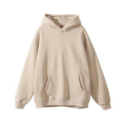 Thickened Hooded Sweatshirt Loose Fit Casual Pullover