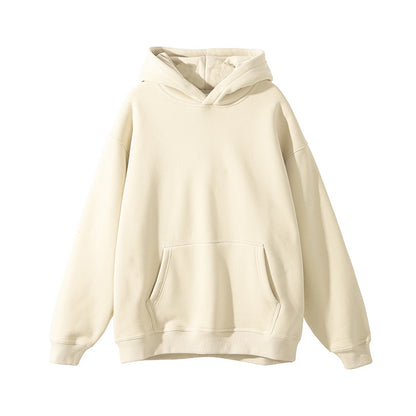 Thickened Hooded Sweatshirt Loose Fit Casual Pullover